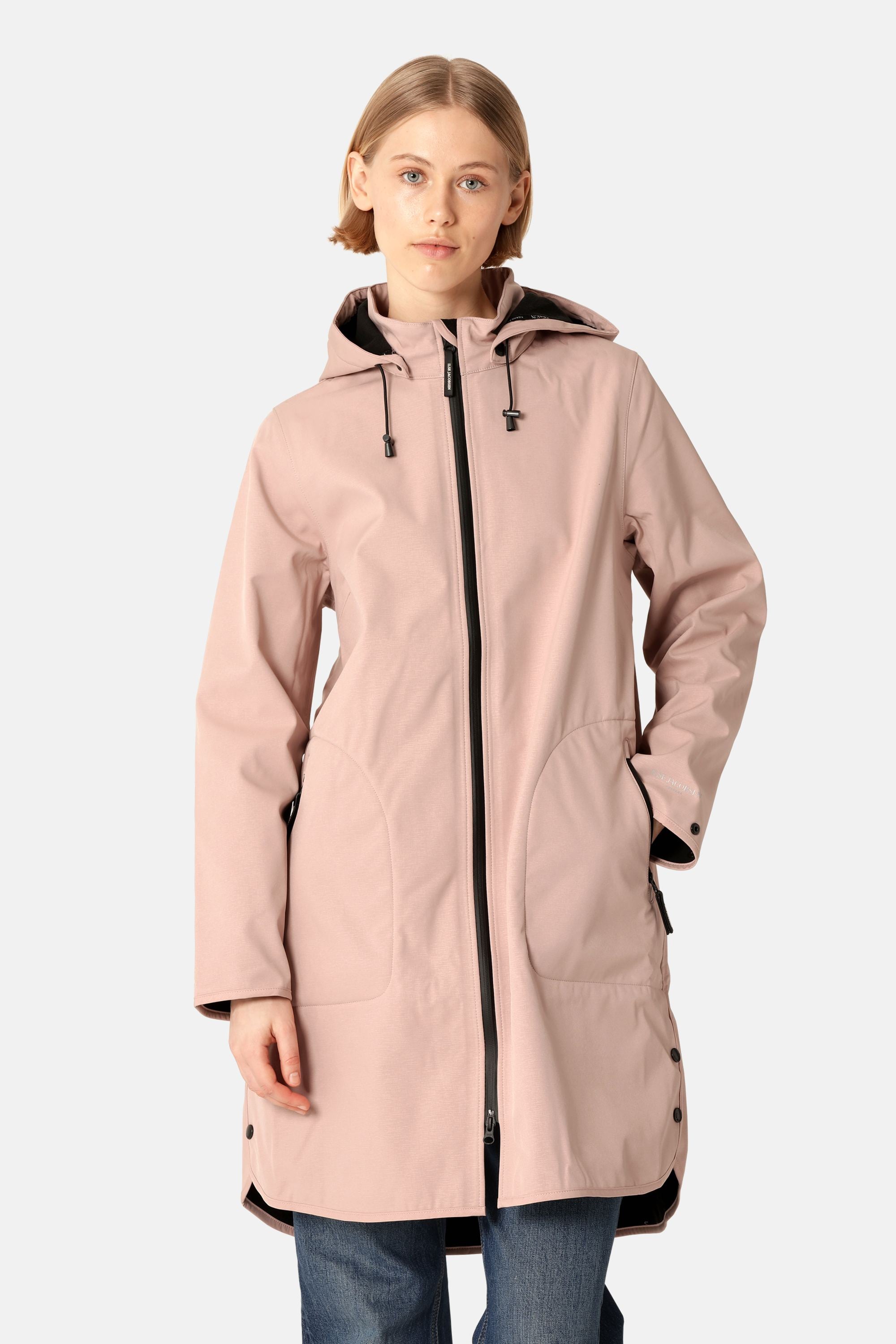 Softshell Regnjakke A-fasong - Adobe Rose